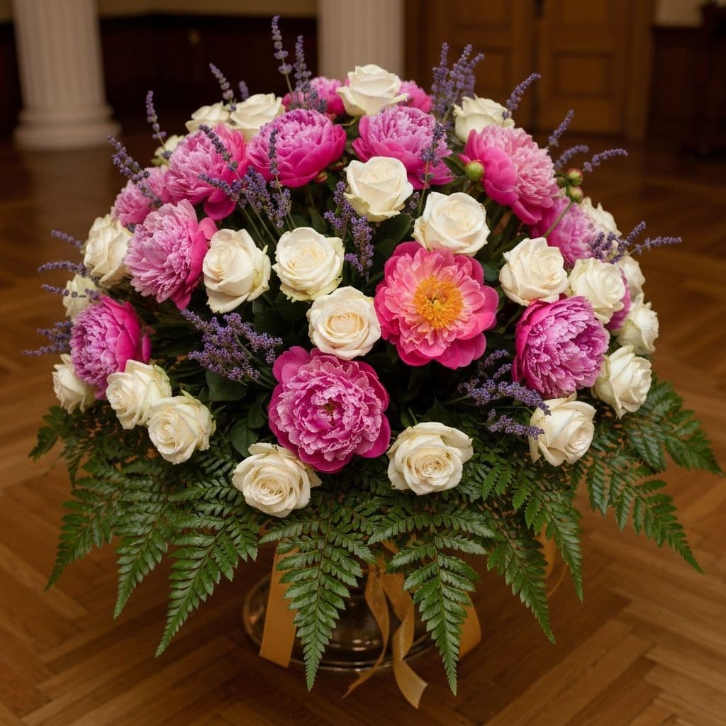 Decoración floral de casamiento